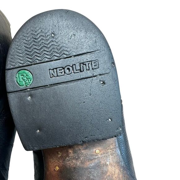 VTG Tony Lama Exotic Collection Western Boot Black Teju Lizard Leather Men SZ 9D - Picture 12 of 12